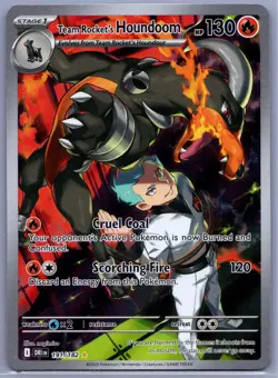 Team Rocket's Houndoom IR SV10: Destined Rivals 191/182 - Pokemon TCG - Image 1