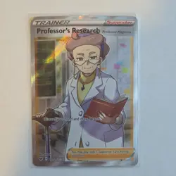 Pokemon Professor's Research Full Art Holo Swsh01: Sword & Shield 201/202 - Image 1