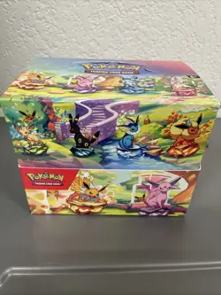 Pokemon Prismatic Evolutions Mini Tin Display Box Full Set 8 Tins - Sealed - Image 1