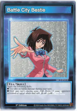 Yugioh - Battle City Bestie SBC2-ENS18 1st Edition - Speed Duel: Battle City Fin - Image 1