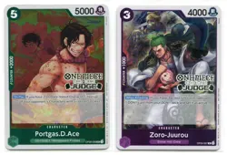 Portgas.D.Ace OP09-035 Zoro-Juurou OP-05-067 Judge Pack Vol. 6 Foil MINT - Image 1