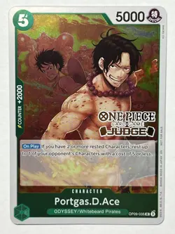 Portgas.D.Ace OP09-035 Zoro-Juurou OP-05-067 Judge Pack Vol. 6 Foil MINT - Image 2