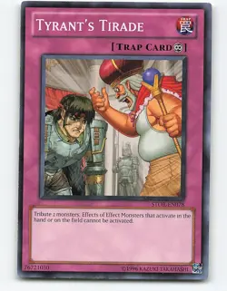Tyrant's Tirade #STOR-EN078 Yugioh Card - Image 1