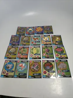 lot of 19 pokemon the first movie mewtwo strikes back trivia cards 1999 LP-NM - Image 1