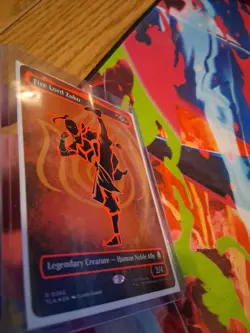 Fire Lord Zuko (Borderless) (Neon Ink Foil) Avatar: The Last Airbender Foil MTG - Image 3