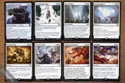 Lot of 8 Commander White Board Wipes *NM* Group Magic Set MTG Cleansing Nova - Image 1