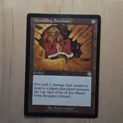 Crumbling Sanctuary | Mercadian Masques - Magic The Gathering - LP - FREE SHIP - Image 1