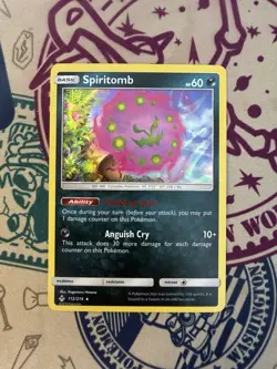 Spiritomb 112/214 Reverse Holo Rare Unbroken Bonds Pokemon TCG - Image 3
