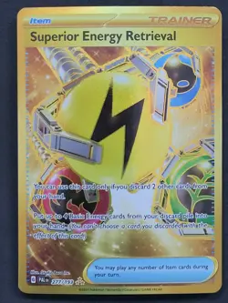 Superior Energy Retrieval 277/193 Hyper Rare Paldea Evolved Pokemon TCG - Image 1