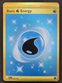 💧 Basic Water Energy 279/193 Hyper Rare Paldea Evolved Pokemon TCG - Image 1