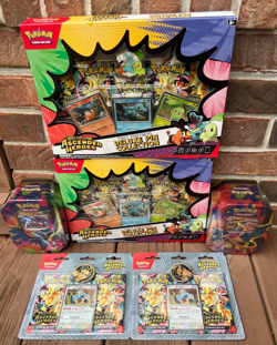 BRAND NEW-Pokemon TCG Ascended Heroes & Mega Charizard Tins Lot-SEALED - Image 1