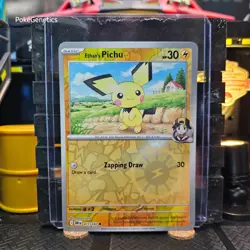 Ethan's Pichu Destined Rivals Reverse Holo Pokemon TCG 071/182 Scarlet & Violet - Image 1
