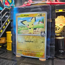 Ethan's Pichu Destined Rivals Reverse Holo Pokemon TCG 071/182 Scarlet & Violet - Image 2