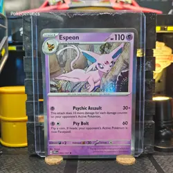 Espeon Prismatic Evolutions Holo Pokemon TCG 033/131 Scarlet & Violet Rare - Image 1