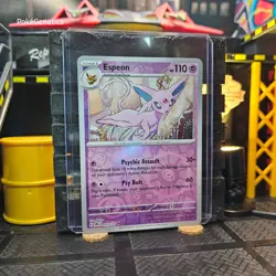 Espeon Prismatic Evolutions Reverse Holo Pokemon TCG 033/131 Scarlet Violet Rare - Image 3