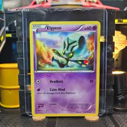 Elgyem Noble Victories Pokemon TCG 54/101 Black & White 3 Common - Image 1