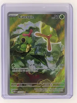 Pokemon 151 Caterpie 172/165 Scarlet & Violet Illustration Rare IR - Image 1