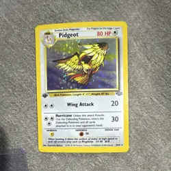 1999 Pokemon TCG Pidgeot Jungle Set 8/64 WotC 1st Edition Holo Rare LP-MP - Image 3