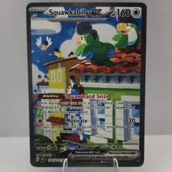 Pokemon Squawkabilly ex 264/193 SV02 Paldea Evolved Illustration Rare Holo 160 … - Image 1