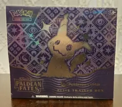 Factory Sealed Paldean Fates Pokemon Center ETB - Image 1