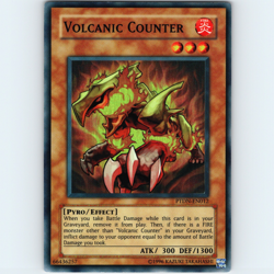 Yugioh Volcanic Counter PTDN-EN012 1st Edition Super Rare Rare - NM💎 - Image 1