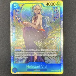 Bandai One Piece Nefeltari Vivi Super Rare EB03-024 Heroines Holo Blocker 4000 - Image 1