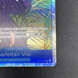 Bandai One Piece Nefeltari Vivi Super Rare EB03-024 Heroines Holo Blocker 4000 - Image 4