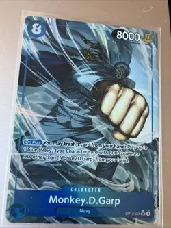 One Piece TCG Monkey D Garp OP12-056 SR Alt Art Legacy Of The Master - Image 1