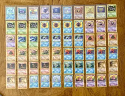 Vintage Fossil Pokemon Cards 207 Lot WOTC Unlimited (207 cards between 2-62) - Image 1