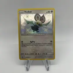 Pokemon TCG Noibat SV43/SV94 Hidden Fates Shiny Vault Holo Rare Card - Image 1