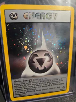 Metal Energy 19/111 Neo Genesis Pokemon Card Holo Rare Swirl Lightly Played LP 1 - Image 1
