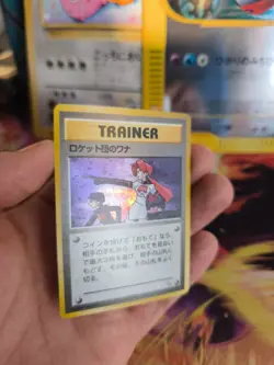 Pokemon Karte Card Rocket's Sneak Attack Team Rocket Holo Wotc japanese Exc+ - Image 5