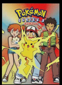 Pokemon Card - Pokemon Checklist Topps TV Animation Edition Series 3 - Image 1
