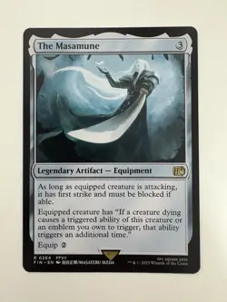 The Masamune MTG Magic the Gathering Card NM Near Mint FIN - Image 1