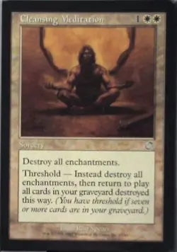 Cleansing Meditation - Torment: #3, Magic: The Gathering Nm C259 - Image 1
