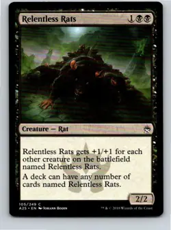 Magic the Gathering Relentless Rats Masters 25 MTG Free Shipping! - Image 1