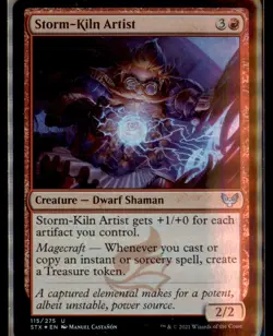 Magic: #115 Storm-Kiln Artist (foil) - Image 1