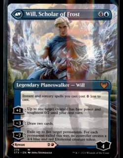 Magic: #278 Rowan, Scholar of Sparks/ Will of Frost (Borderless) - Image 2