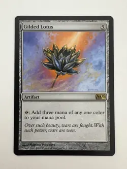 Gilded Lotus MTG Magic the Gathering Card NM Near Mint M13 - Image 1