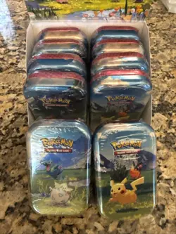 10x Pokemon Ascended Heroes ME2.5 Mini Tins Display In Hand - Image 3