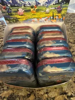 10x Pokemon Ascended Heroes ME2.5 Mini Tins Display In Hand - Image 5
