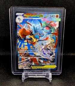 Pokemon ME01: Mega Evolution Mega Lucario ex 179/132 Special Illustration Rare - Image 2