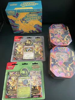 Pokemon Ascended Heroes Bundle- ETB, Tins, Blisters NEW & SEALED - Image 1
