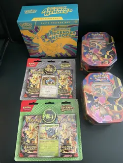 Pokemon Ascended Heroes Bundle- ETB, Tins, Blisters NEW & SEALED - Image 3