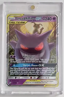 Gengar & Mimikyu GX 53/181 Pokemon 2019 Team Up Near MINT/LIGHTLY PLAYED - Image 1