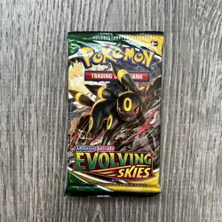 Pokemon: Sword & Shield- Evolving Skies Booster Pack- NEW/FACTORY SEALED (x1) - Image 1