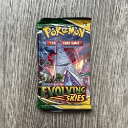 Pokemon: Sword & Shield- Evolving Skies Booster Pack- NEW/FACTORY SEALED (x1) - Image 1