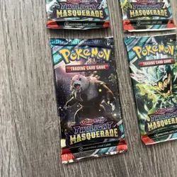 Pokemon: Twilight Masquerade- 4 Booster Pack Art Set - New/Factory Sealed - Image 4