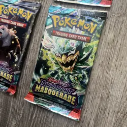 Pokemon: Twilight Masquerade- 4 Booster Pack Art Set - New/Factory Sealed - Image 5