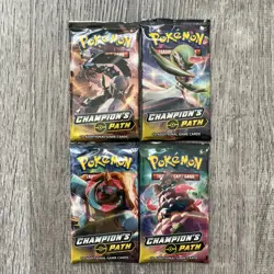 Champions Path - Sealed 4 Booster Pack Art Set - Pokemon Sword & Shield TCG - Image 1